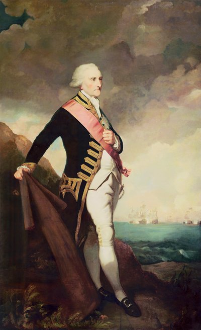 ロドニー海軍大将（1719-1792） 作： G.G. Bullock